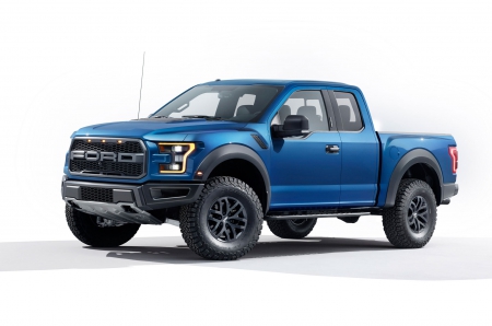 2017-Ford-f-150-Raptor - ford, 2017, liquid blue, truck