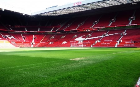 old trafford stadium - field, stadium, trafford, seat