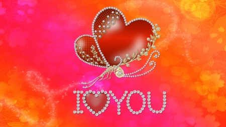 ~*~ Abstract Heart ~*~ - Abstract Heart, Romantic abstract, I love you, HD wallpaper