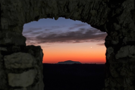 Venus and Mercury at Sunset - space, cool, fun, planets, sunset, nature