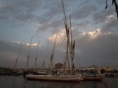 at dawn (pic taken in 2009) - away, alone, forever, boats, far, miles, naval