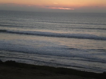 when the sun goes down (pic taken in 2008) - sea, sunset, tranquility, beaches