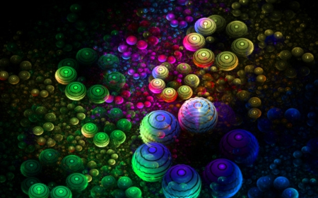 Beautiful Fractals - fractals, abstract, colors, art