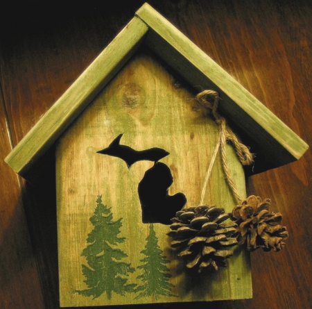 Michigan Birdhouse - nature, photgraphy, artwork, michigan, birdhouse, bird