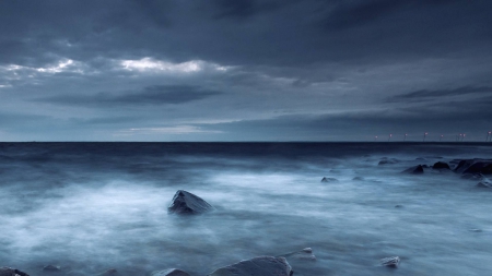 ocean - nature, fun, ocean, cool, clouds