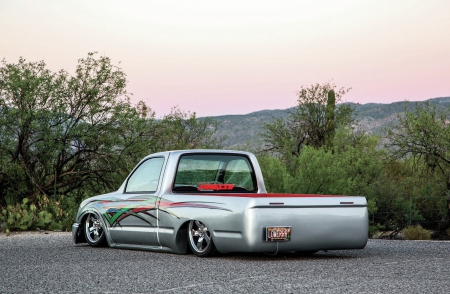 2001-Toyota-Tacoma - Silver, Paint, Truck, Slammed