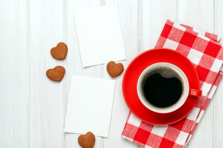 â™¥ - love, coffee, romantic, heart