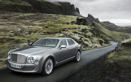 bentley - british, nature, bentley, mountain