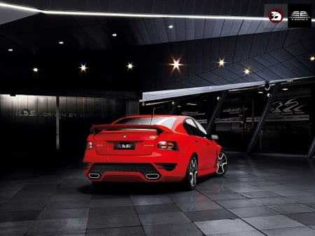 holden hsv e series 2 - australian, sedan, holden, red