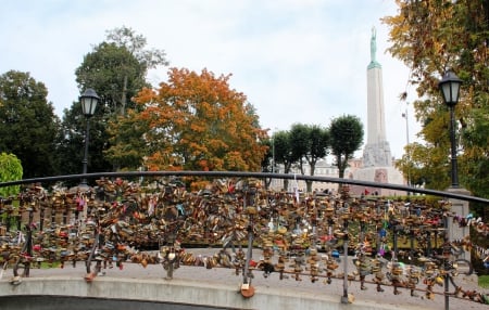 Keys of Riga. - architecture, autumn, people, other