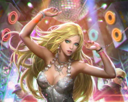 Disco Fever - woman, blond, dance, 3d