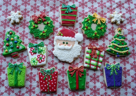 * Sweet Santa * - santa, sweets, food, coocies