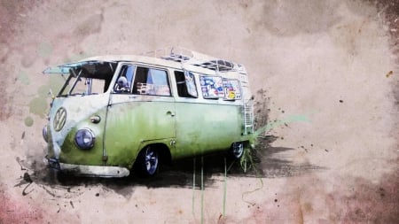 The Magic Bus - bus, volkswagon, vw, magic