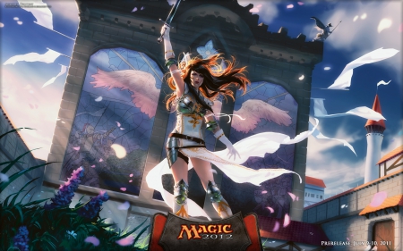 angel destiny - magic the gathering, angel, mtg, wizards of the coast