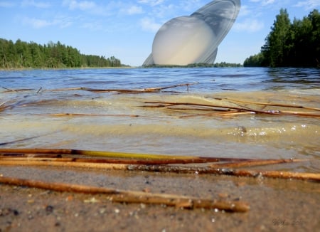 Fantacy - water, summer, lake, fantacy