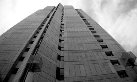 A long way down - tower, tall building, building