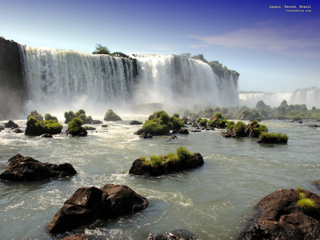 Waterfall - nature, waterfall