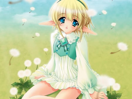 anime elf - anime, elf, wallpaper