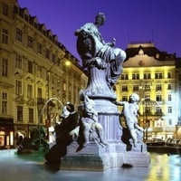 Donnerbrunnen Fountain, Vienna, Austria