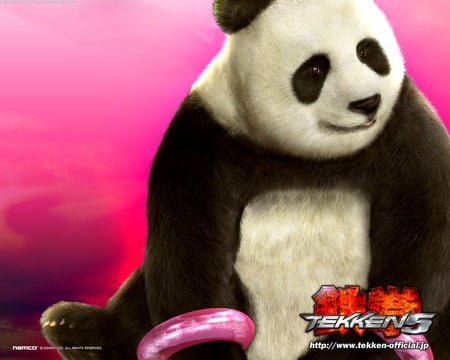 panda - tekken, video, game