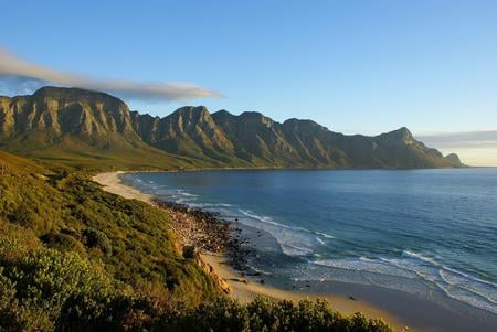 Coastline Mountains - nature, ocean, landscape, coastline, water, mountains, sea