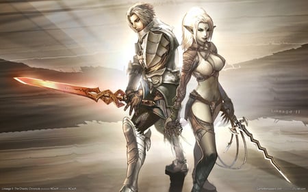 Lineage 2 - paladin, warrior, 2, lineage