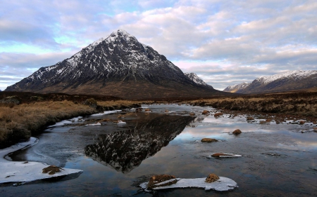 mountain lake - lake, cool, fun, nature, mountain