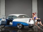 1956 Chevy Bel Air & Krystle