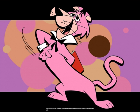 snagglepuss - snagglepuss, lion, pink, cat