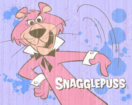 snagglepuss - snagglepuss, lion, cat, pink