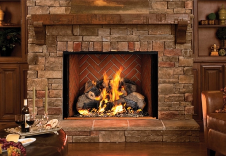 By the Fireplace - fireplace, interior, house, architcture