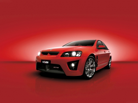 holden hsv e series - australian, sedan, holden, red