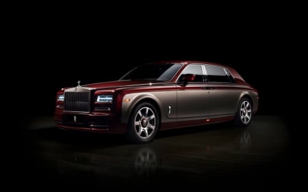 burgandy rolls royce phantom - rolls, royce, phantom, burgandy