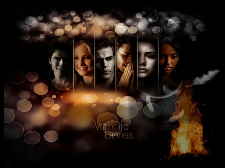 THE VAMPIRE DIARIES - KLAUS, CAROLINE, BONNIE, STEFAN, WITCH, VAMPIRES, DAMON, ELENA