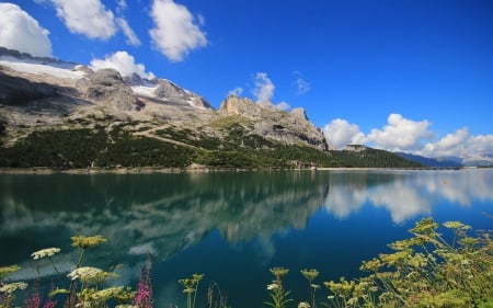 nature - nature, fun, lake, cool, mountain, forest