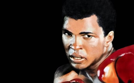 muhammad ali - boxing, ali, glove, muhammad