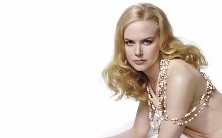 Ncole Kidman - white, ncole kidman, actress, blonde, girl, woman