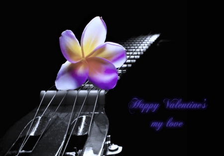 â¤ - love, guitar, to, you, plumeria