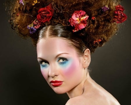 Artistic Woman - style, make up, hair, model