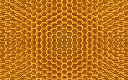 Honeycomb - hoenycomb, orange, texture, abstract