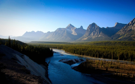 river - nature, fun, cool, river, mountains