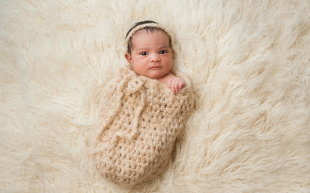 Baby - fur, girl, cute, baby, sweet, child