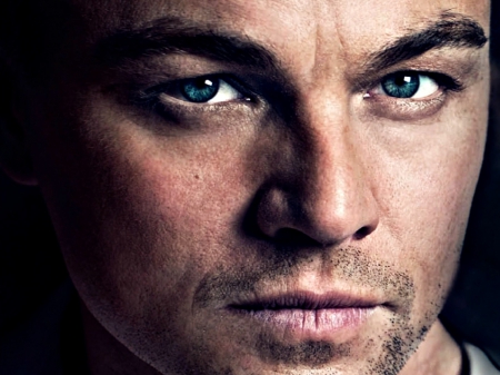 Leonardo DiCaprio - actor, face, man, Leonardo DiCaprio, blue eyes