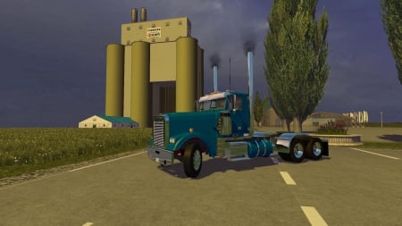 Freighliner Daycab - semi, truck, big rig, daycab