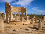 The Leptis Magna Ruins in Libya