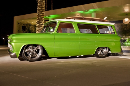 1966 Chevrolet Suburban - custom, suburban, chevy, slammed