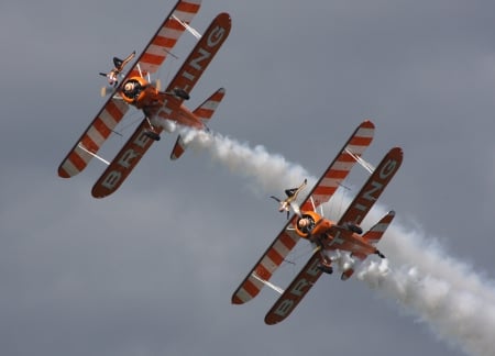 Wing Walking - wing walking, stearman, aerobatic, display, breitling