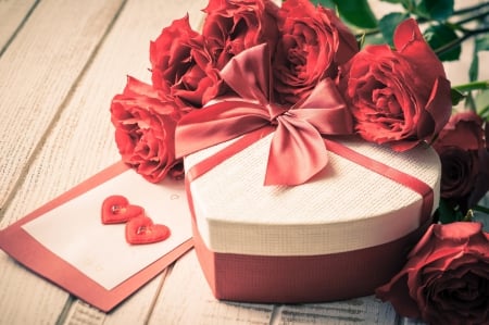 áƒ¦ - with love, nature, roses, petals, valentines day, flowers