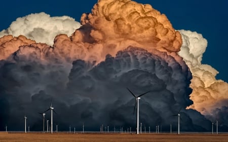 Stormy day - storm, clouds, incredible, nature