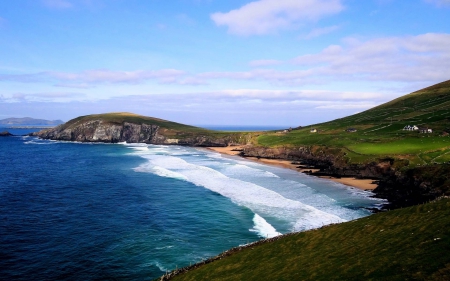 ocean shore - nature, fun, ocean, beach, cool